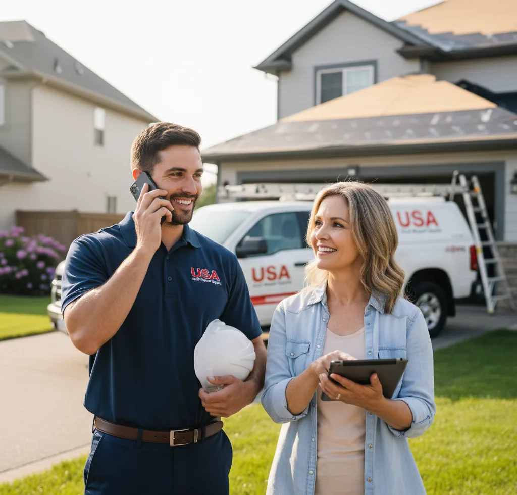 USA Roof Repair Experts customer support in Cloverdale